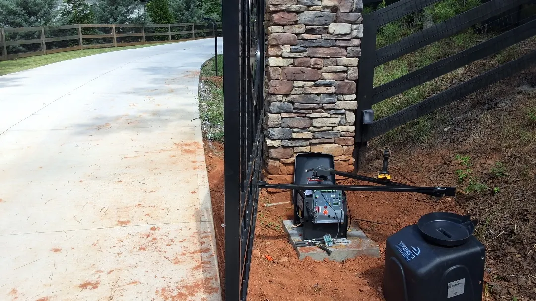 Well-maintained commercial gate in Metro Atlanta