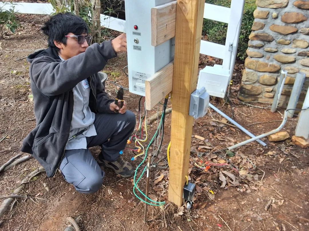 Technician Working